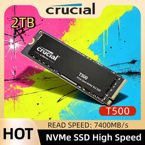 Crucial T500 500GB 1TB Gen4 NVMe M.2 Internal Gaming SSD Up to 7300MB/s for Laptop Desktop NEW Origi