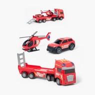 Babyshop Free Wheel Fire Truck W/Light&Sound Toys Boys & Girls Multicolor