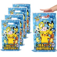 10/50pcs Pokemon Figures Pokemon Gift Bag Pikachu Birthday Gift Bag Pikachu Candy Bag Packaging Kids