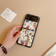 CASETiFY Samsung Z Flip 4 Case Hard Arcylic Snoopy Galaxy Flip 3 Clear for Girl Protective Case Shoc