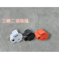 Three To Two Power Adapter Plug (1 In) 3 2 Household Converter AC110V 15A 1650W Travel Adapter Unive