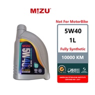 Mizu (1L) 5W-40 SP Fully Synthetic Engine Oil [Free Sticker] API license toyota honda perodua proton nissan 5w40
