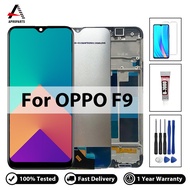 คุณภาพสูงสำหรับ OPPO F9 F9 Pro A7X Realme 2 Pro CPH1823 PBBM00 RMX1801 จอแสดงผล LCD แบบสัมผัสหน้าจอพ