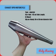 Jupstyle Modified Motorcycle exhaust Muffler open