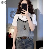 M-4XL Trendy White Short Sleeve Graphic Print Tshirt Loose Women Plus Size Top