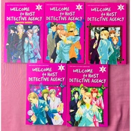 Welcome To Host Detective Agency Comic by Makoto Teteno Set Vol 1-5 Complete Used Personal Collectio