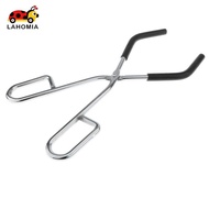 [LAHOMIA] 10.6'' Lab Crucible Tongs with Rubber Coated Ends, Professional Lab Supplies