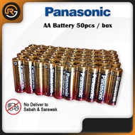 Panasonic AA 50pcs (1Box) Battery/ Alkaline Battery 1.5V/ Extra Heavy Duty Battery