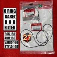 RUBBER O FILTER BOXRing PCX 160 ADV 160 Vario 160 Stylo 160 17214-K1Z-J10 and 17213-K97-T00