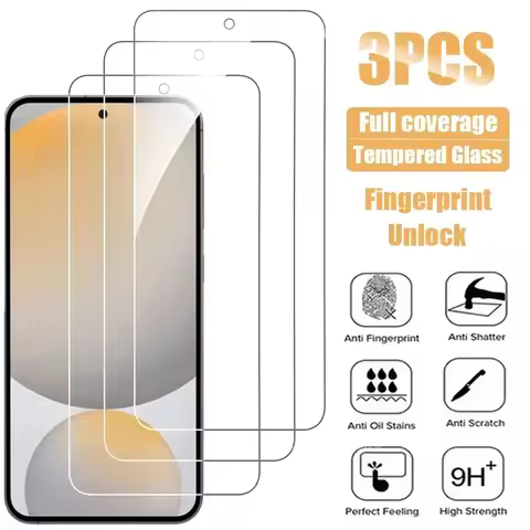 3PCS Tempered Glass for Samsung Galaxy S25 Ultra S24 S22 Plus Screen Protector for Samsung A16 A56 A