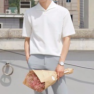 Men's POLO T-Shirt With Genuine Cotton Crocodile, Fashionable Korean Oversized Men'S T-Shirt