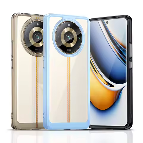 For Realme 11 Pro Plus Case For Realme 11 Pro+ Plus Cover Coque Funda Hard Translucent Shockproof Cl