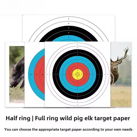 A8 Profession Archery Targets Paper Face Bow Arrow Gauge Shooting Target Paper Traditional Shooting 