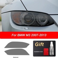 2 Pcs Car Headlight Protective Film Transparent Smoked Black Tpu Sticker For Bmw M3 E90 E92 E93 2007