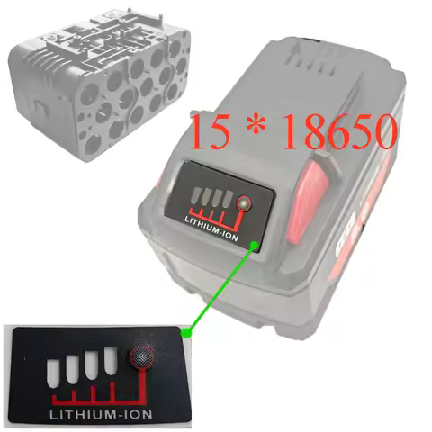 For M18 Li-ion Battery Case 15X18650 Pack Shell For Milwaukee 18V 9.0Ah Label Lithium Battery Housin