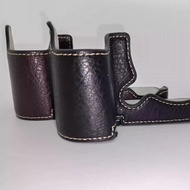 Canon EOS R5 R6 R62 Camera Leather Half Cover Protective Case Water Buffalo Pattern Simple Handbag S