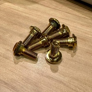 ALLOY SKRU M8*20MM Screw Sprocket Hub Skru Footrest Gold Titanium Y15 LC-135 Skru Spocket Gantung RC