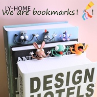 LIAOYING Bookmarks  Stationery Funny PVC Book Markers