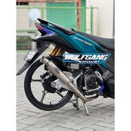 Salemba Ceklist Type V2 Stainless Titan Original Wolfgang Exhaust for Vario Aerox Nmax Motorcycles M