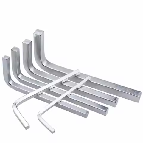 1Pcs L Shape Square Head Wrench Square Key 4 Point Wrench Screwdriver Set For Security Self Tapping 