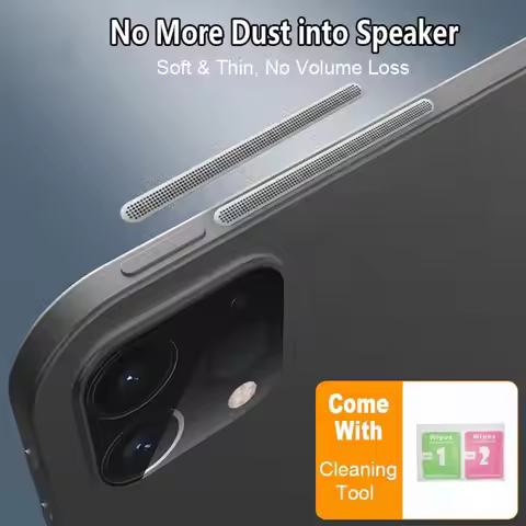 4PCS Metal Dust Net For iPad Pro 2021 12.9 11 12 inch Speakers Anti-dust Sticker Film For iPad 2021 