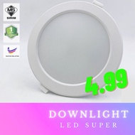 [SIRIM] LED Downlight 24W 18W 12W 7W Lampu Siling Rumah Round Down Light White Lights Home Room Ceiling Lighting Strip