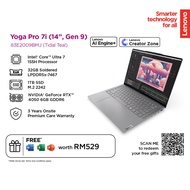 LENOVO YOGA PRO 7 14IMH9 83E2009BMJ INTEL® CORE™ ULTRA 7 155H 16C/32GB/1TB SSDRTX™ 4050/14.5" 2.8K O