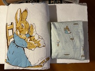 The World Of Beatrix Potter ～ Peter Rabbit 二手全綿 BB 被連床冚 （Size 170 x 100 cm)