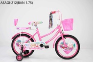 Sepeda Mini anak perempuan 16 Inch 5 sd 7 Tahun Unicorn Poni sesuai Dipajang