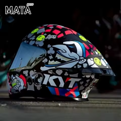 Original KYT Motorcycle Helmets ECE2206 Sport Bike Helmet Men DOT ECE Scooter Casco De Moto HELMET K