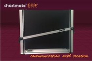 chartmate 恰得美： 334DM-75B+450TS 桌上型製圖板/軌道重錘平行儀 A2加大60*75cm