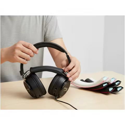 PU Leather Replacement Headphone Headband Head Beam for HyperX Cloud Silver/Cloud II/Cloud Core/Clou