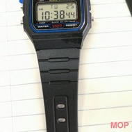 tali jam ◇∋() Casio F-91W-1DG /94W Watch Band. PU RUBBER QUALITY