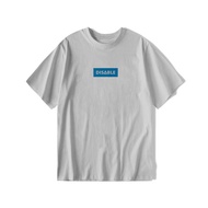 DISABLE T-SHIRT | White Disable T-Shirt | MTD 666