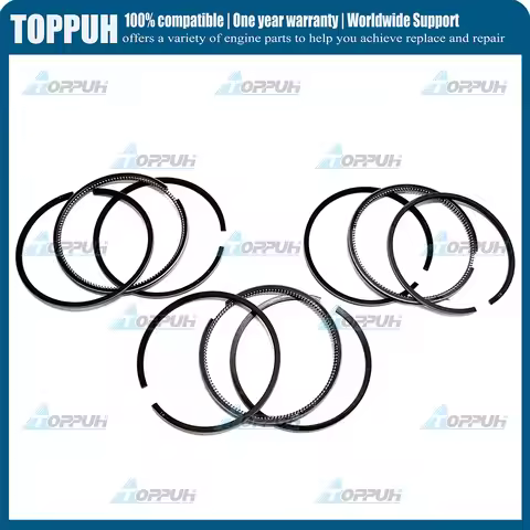 New Piston Rings 3 Set K3E for Mitsubishi Engine For CAT MS02M Excavator 76mm