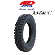 ยางรถตุ๊กๆ ยางรถพ่วงข้าง ยางรถกะป้อ ขนาด 5.00-12 รุ่น ND505 10PR ชนิด TT ยี่ห้อ ND RUBBER