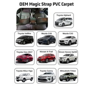 Toyota Alphard OEM Magic Strap PVC Carpet