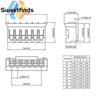 【SWTF】PH2 0mm Pitch Terminal Wire Harness Connector Cable 26AWG with Socket 2P to 10P