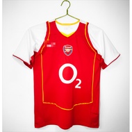 2004-05 Arsenal home football short sleeved retro jersey
