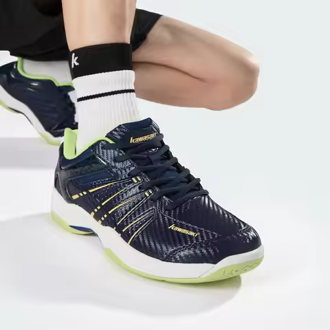 Kawasaki K-065D New Color Badminton shoes Man Women Anti-torsional Cushioning Men's Tennis Shoes For