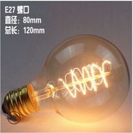 LED Spiral Tungsten Bulb G80 E27 40W