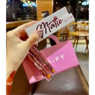 (Buy 1 Get 1 Free) Ha: py Matte Cream Lipstick Full Color combo 2 handmade Bars