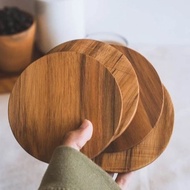 MAHOGANY WOODEN COASTER WOODEN COASTER ROUND COASTER