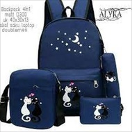 LM 316. MOON BACKPACK SET 4 IN 1 MALA