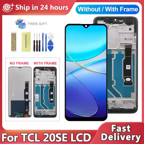 For TCL 20SE T671H, T671F, T671E LCD Display Touch Screen Digitizer Assembly Replacement For TCL 20 