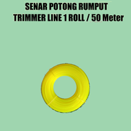 NYLON LINE / TALI / SENAR POTONG RUMPUT 2,4MM (50M) 50 METER DIPERGUNAKAN UNTUK MESIN POTONG RUMPUT