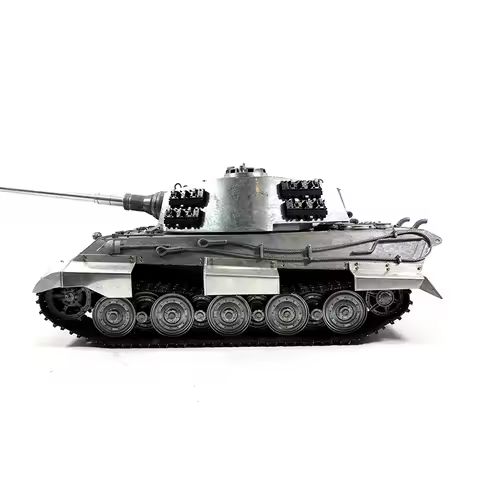 US Stock MATO Metal 1/16 German King Tiger BB Version RTR RC Tank 1228 Tracks Wheels TH16969-SMT4