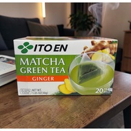 ITO EN Matcha Green Tea Ginger 20 Tea Bags