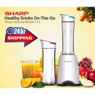 Sharp Personal Blender With extra Bottle Fruit Juicer 300W EM60PMWH