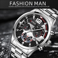 Popkozzi  Men Waterproof Deyros Sports Watch Calendar Quartz Watch For Male